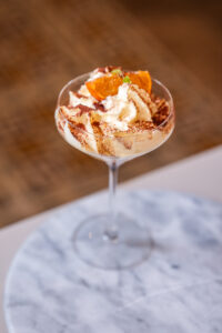 Mandarin Tiramisu and Orange Compote